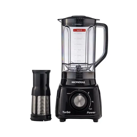 Liquidificador Mondial Turbo Power Preto L-99-FB (220V)
