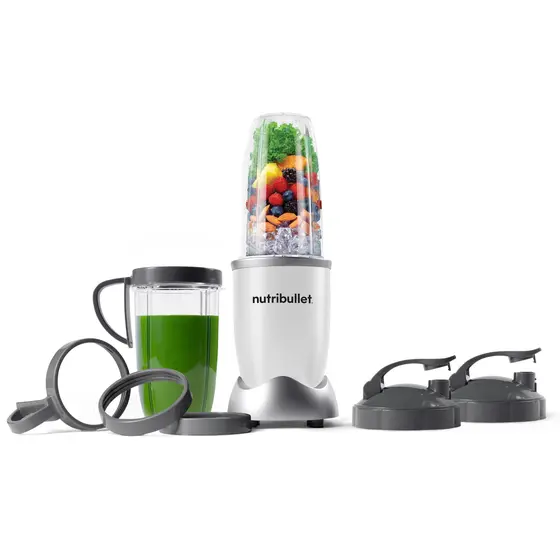 Liquidificador NutriBullet Pro Branco 900W 13 Peças NB9-1301W