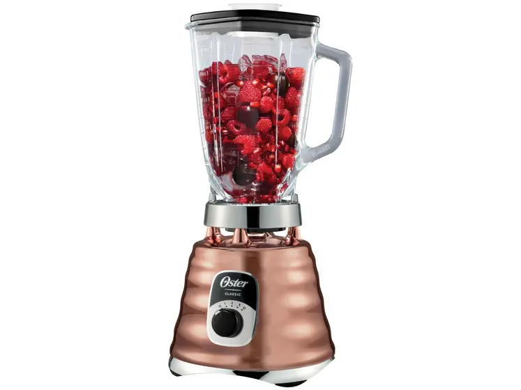 Liquidificador Oster New Osterizer Clássico Cobre 700W 3 Velocidades Copo de Vidro