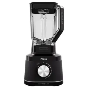 Liquidificador Philco Preto 1500W 12 Velocidades PLQ15A
