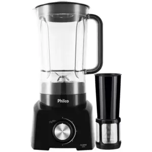 Liquidificador Philco Preto 900W 4 Velocidades com Filtro PLQ800