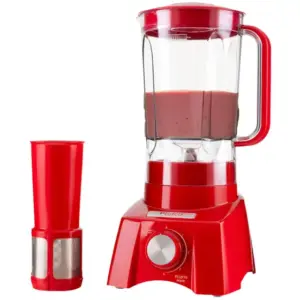 Liquidificador Philco Vermelho 900W 2.7L 4 Velocidades com Filtro PLQ950V