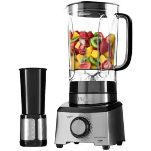 Liquidificador Philco Turbo Preto/Cinza 1200W 12 Velocidades com Filtro PLQ1350