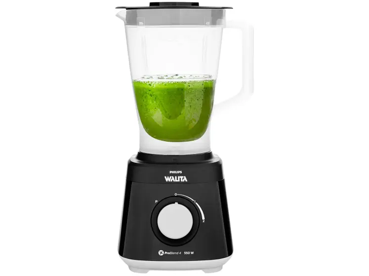 Liquidificador Philips Walita Daily Preto 550W 2 Velocidades RI2110-91