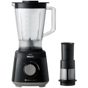 Liquidificador Philips Walita Daily Preto 600W 2 Velocidades com Filtro RI2112-90 Liquidificador Philips Walita Daily Preto 600W 2 Velocidades com Filtro RI2112-90