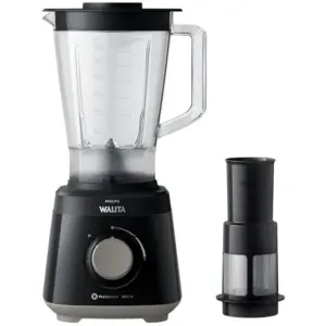 Liquidificador Philips Walita Daily Preto 600W 2 Velocidades com Filtro RI2112-91 Liquidificador Philips Walita Daily Preto 600W 2 Velocidades com Filtro RI2112-91