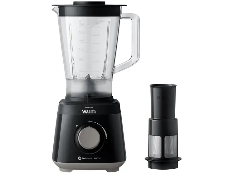 Liquidificador Philips Walita Daily Preto 600W 2 Velocidades com Filtro RI2112-91