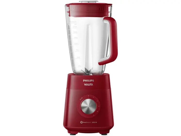 Liquidificador Philips Walita Série 5000 Vermelho 1200W 5 Velocidades com Pulsar RI2240-40