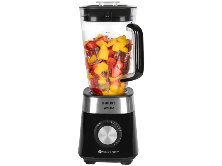 Liquidificador Philips Walita Série 5000 Preto 1200W 12 Velocidades com Pulsar RI2242-90