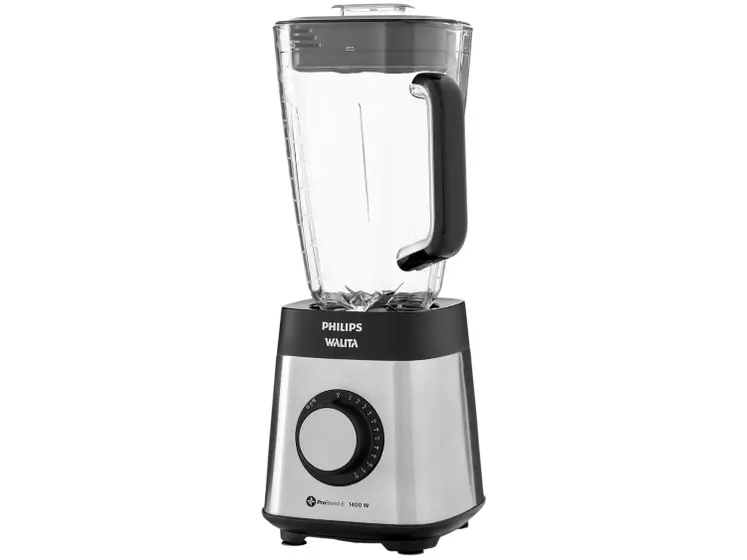 Liquidificador Philips Walita Série 5000 Preto Inox 1400W 12 Velocidades RI2244-91