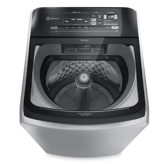 Lavadora de Roupas Electrolux Perfect Care Digital 17 kg Vapor e Jatos Poderosos LEH17
