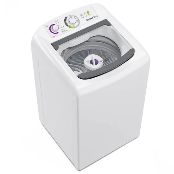 Lavadora de Roupas Automática Consul 12 kg Cesto Inox 16 Programas Ciclo Edredom CWH12BB
