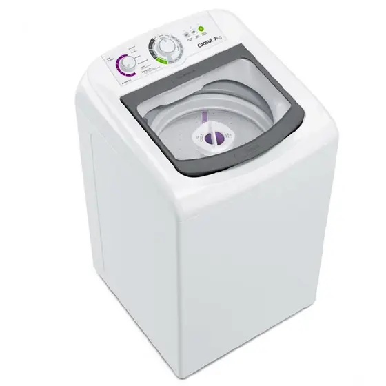 Lavadora de Roupas Consul 9 kg Sistema de Dosagem Extra e Ciclo Edredom Branca CWB09AB