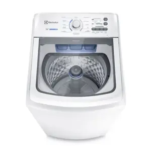 Lavadora de Roupas Electrolux Essential Care 14 kg Cesto Inox e Jet&Clean Branca LED14