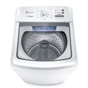 Lavadora de Roupas Electrolux Essential Care 17 kg Cesto Inox e Jet&Clean Branca LED17