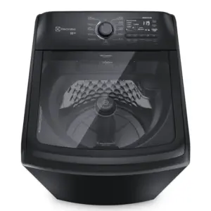 Lavadora de Roupas Electrolux Expert 18 kg Tripla Filtragem e Jatos Poderosos Preta LEB18