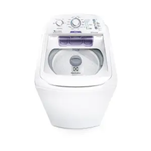 Lavadora de Roupas Electrolux Turbo Economia 8,5 kg Jet&Clean e Filtro Fiapos Branca LAC09