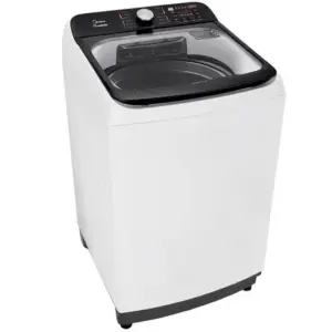 Lavadora de Roupas Automática Midea Wave Agitator 13 kg Cesto Inox