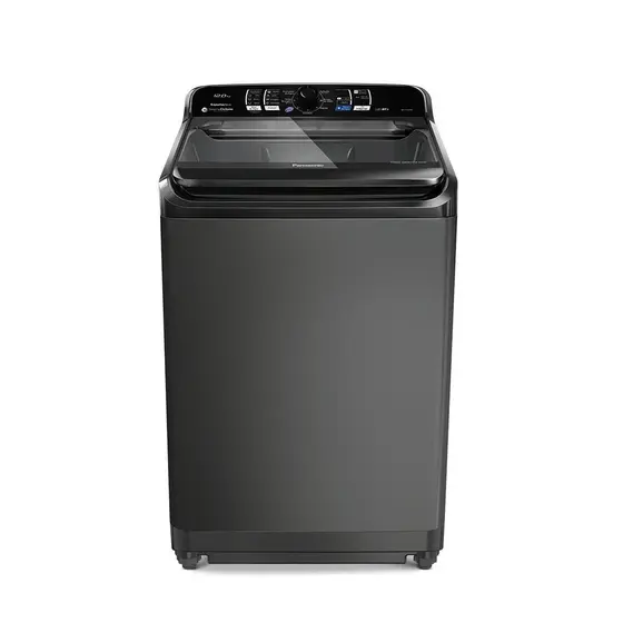 Lavadora de Roupas Panasonic 12 kg Função Vanish Titânio NA-F120B1T