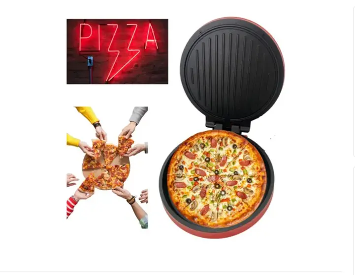 Máquina Grill Elétrico Marke para Pizza, Churrasco, Legumes e Omeletes 110V