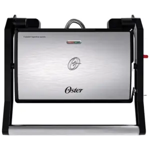 Mini Grill Elétrico Oster 2 em 1 Inox 220V