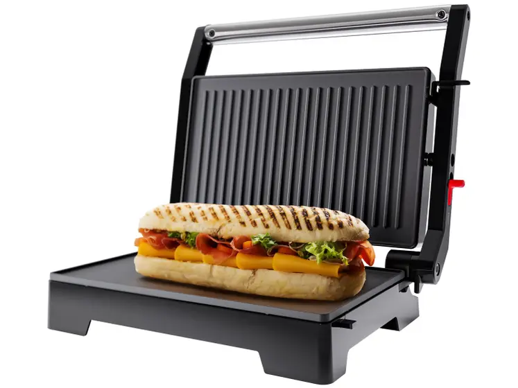 Mini Grill Sanduicheira Oster 2 em 1 Retangular Antiaderente 1000W OGRL230