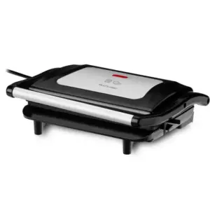 Mini Grill Panini Elétrico Multilaser com Acabamento Inox 850W 127V CE121
