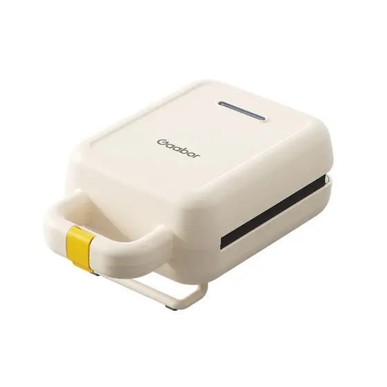 Mini Sanduicheira Elétrica Grill Gaabor Branco Antiaderente 600W 110V