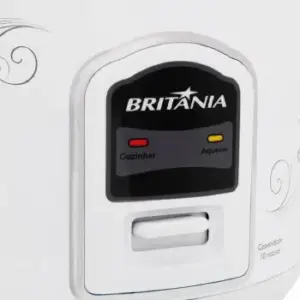 Panela de Arroz Elétrica Britânia Prime 10 Xícaras Branca 220V PA10 Panela de Arroz Elétrica Britânia Prime 10 Xícaras Branca 220V PA10