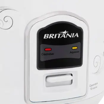 Panela de Arroz Elétrica Britânia Prime 10 Xícaras Branca 220V PA10