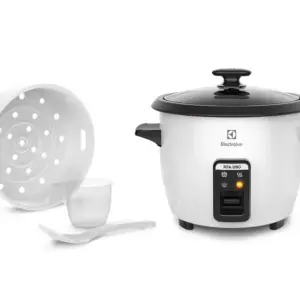 Panela de Arroz Elétrica Electrolux 7 Xícaras a Vapor Branca 110V RCB50