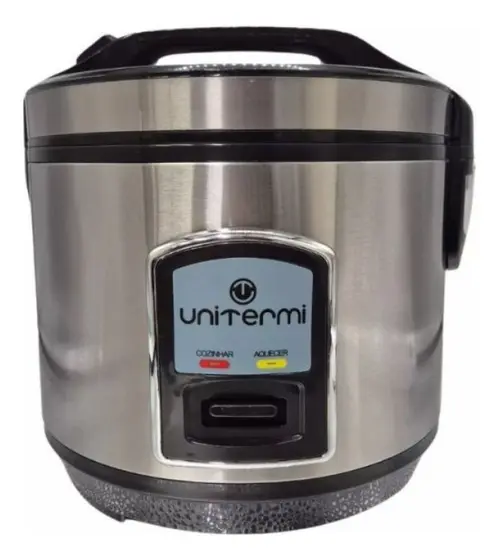 Panela de Arroz Elétrica Unitermi 6 Xícaras Inox 220V