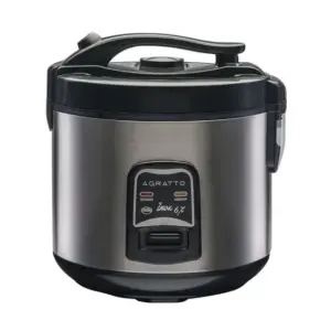 Panela de Arroz Elétrica Agratto 6 Xícaras 400W Inox 127V PAI-6X Panela de Arroz Elétrica Agratto 6 Xícaras 400W Inox 127V PAI-6X
