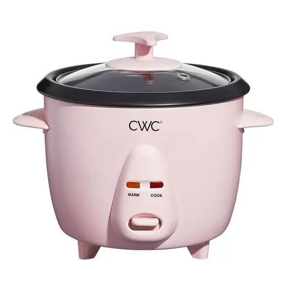 Panela de Arroz Elétrica COOK WITH COLOR 6 Xícaras 0.6L 300W Rosa