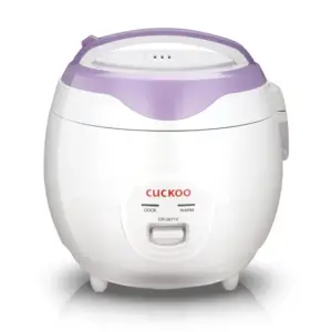 Panela de Arroz Elétrica Cuckoo Basic 6 Xícaras 1.4L Branca/Roxa CR-0671V Panela de Arroz Elétrica Cuckoo Basic 6 Xícaras 1.4L Branca/Roxa CR-0671V