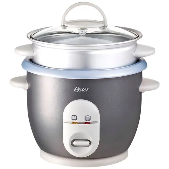 Panela de Arroz Elétrica Oster 3 Xícaras com Bandeja de Vapor 220V 4722