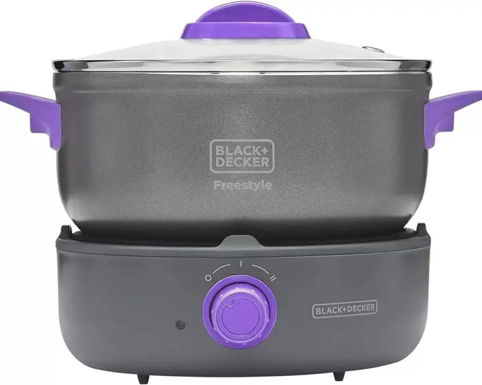 Panela de Arroz Elétrica Black+Decker Freestyle 2.5L 700W 127V PC700