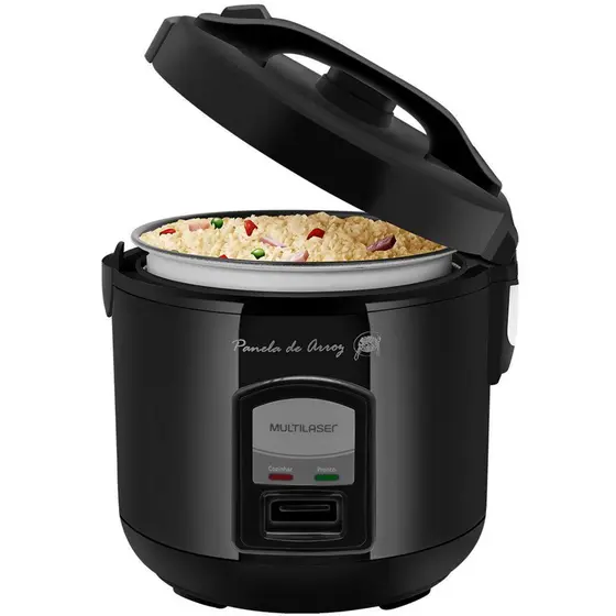 Panela de Arroz Elétrica Multilaser 5 Xícaras Preta 220V CE04