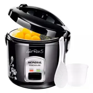 Panela de Arroz Elétrica Mondial Fast Rice 5 Premium 5 Xícaras 110V NPE-08-5X Panela de Arroz Elétrica Mondial Fast Rice 5 Premium 5 Xícaras 110V NPE-08-5X