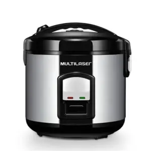 Panela de Arroz Elétrica Multilaser Gourmet 10 Xícaras 700W Aço Inox 220V CE06 Panela de Arroz Elétrica Multilaser Gourmet 10 Xícaras 700W Aço Inox 220V CE06