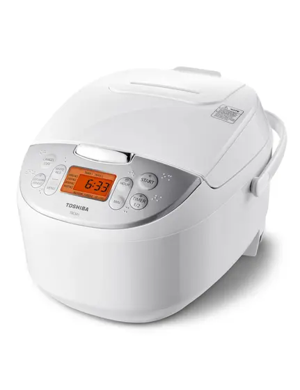 Panela de Arroz Elétrica Toshiba 6 Xícaras 1.4L com Fuzzy Logic Branca