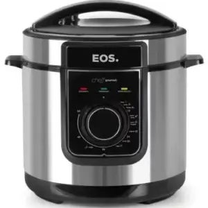 Panela de Pressão Elétrica EOS Ultra Turbo 5L 900W com Timer Inox 127V