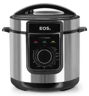 Panela de Pressão Elétrica EOS Ultra Turbo 5L 900W com Timer Inox 127V