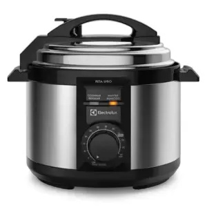 Panela de Pressão Elétrica Electrolux Efficient by Rita Lobo 3L Inox com Timer 127V PCE15 Panela de Pressão Elétrica Electrolux Efficient by Rita Lobo 3L Inox com Timer 127V PCE15