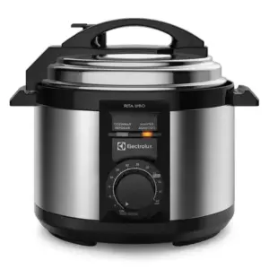 Panela de Pressão Elétrica Electrolux Efficient by Rita Lobo 3L Inox com Timer 220V PCE15 Panela de Pressão Elétrica Electrolux Efficient by Rita Lobo 3L Inox com Timer 220V PCE15