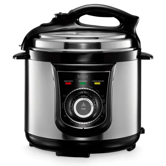 Panela de Pressão Elétrica Elgin 4L Inox