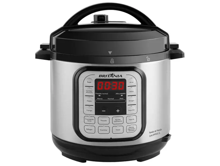 Panela de Pressão Elétrica Digital Britânia 5L BPP02G 66401151