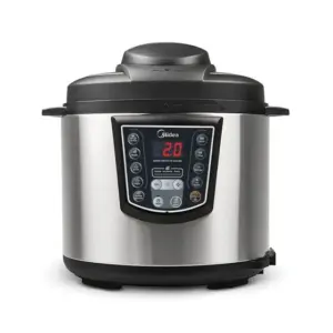 Panela de Pressão Elétrica Digital Midea 6L Inox 220V PPA72 Panela de Pressão Elétrica Digital Midea 6L Inox 220V PPA72