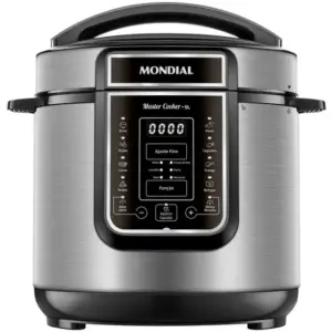 Panela de Pressão Elétrica Digital Mondial Master Cooker 6L PE-60-6L-I Panela de Pressão Elétrica Digital Mondial Master Cooker 6L PE-60-6L-I