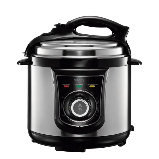 Panela de Pressão Elétrica Elgin 4L 840W Aço Inox 127V